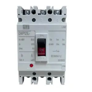 Disjuntor Caixa Moldada 3x100a Dwp125 20ka Weg