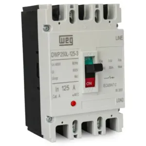Disjuntor Caixa Moldada 3x150a Dwp250 20ka Cod.14256834 Weg