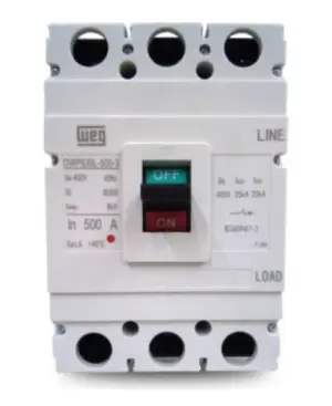 Disjuntor Caixa Moldada 3x500a Dwp630 35ka Cod.14256845 Weg