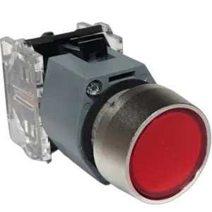 Botao Metalico Iluminado 24vcacc 1nf Vermelho 3sb7133-0db20-1ca0 Siemens