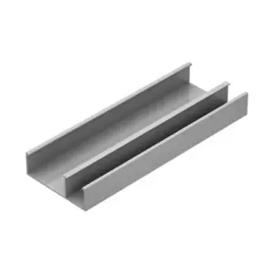 Perfil Duplo 73x25 D Liso Branco Dt-12241.00 Barra 3m Dutotec