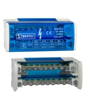 Bloco Distribuiçao Modular com 2 Barramentos e 11 Ligacoes 120a Jxd2x11 Cod.15411 Jng