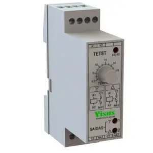 Temporizador Estrela Triangulo 30 Segundos 24-220vca/cc Tet8t-004-u Visus