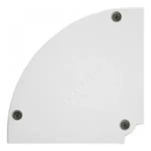 Curva Horizontal 90 Al Perfil 25 Branco Dt-35140.00 Dutotec