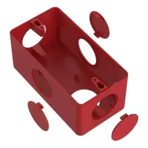 Condulete Pvc 5 Entradas Vermelho 1/2-3/4 Inpol