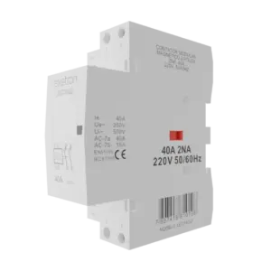 Contator Modular 2 Polos 2na 40a 220v 50/60hz Lect4002 Exatron