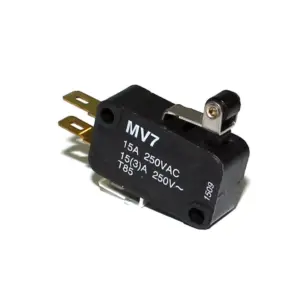 Mini Micro Alavanca Curta com Roldana Mv7j1fa1 15a 250vca Kap