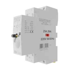 Contator Modular Rele Magnetico 2 Polos 2na 25a 220v 50/60hz Lect4100 Exatron