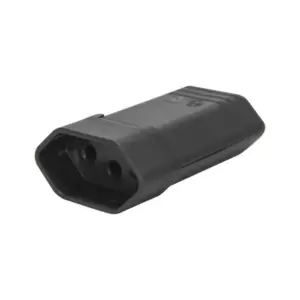 Plug Femea 2 Polos+terra 10a Preto Tmd1-3 Margirius