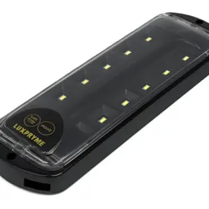 Luminaria Slim 600 Lumens Autonoma Ip53 2 Horas Funcionamento Lsa-60053blk Black Premium Luxpryme