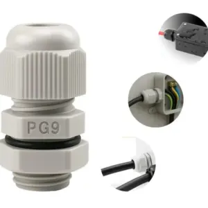 Prensa Cabo Pg9 Ip68 Pa6.6 Cinza Rohdina