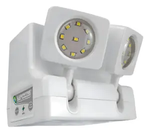 Luminaria Emergencia Led Nano Bloco Autononoma 1200 Lumens Basic Ip40 Luxpryme