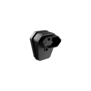 Plug Femea Reforçado 2p+t 20a 90° Tmd13-3 Preto com Prensa Cabo Margirius