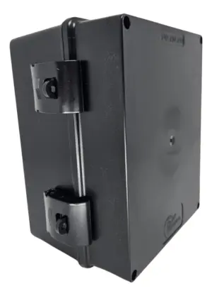 Quadro com Rohdbox 190x150x110 Preta T.opaca Ip 68 Completo 888341 Rohdina