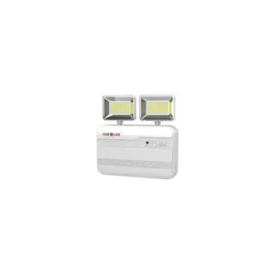 Luminaria Led Emergencia com 2 Farois 20w 2200 Lumens Ourolux