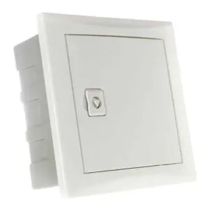 Caixa Passagem Telefonica Embutir Tlbe-2 Pvc Branco 20x20x9 910401 Legrand