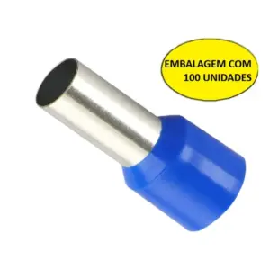 Terminal Tubular Simples 16,0mm Azul Ti-16-12/i-16