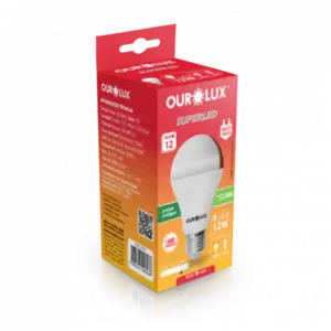 Lampada Superled E27 Ouro12 12w 6500k 1080 Lumens Bivolt Ourolux