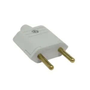 Plug Macho 2 Pinos 10a Cinza Pld1-2 Margirius