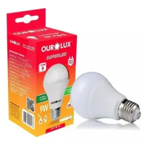 Lamp Superled E27 Ouro9 9w 6500k 803 Lumens Bivolt Ourolux
