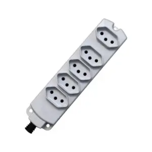 Tomada Multipla com 5 Tomadas 2p+t 20a Tmu5-320 Cinza Margirius