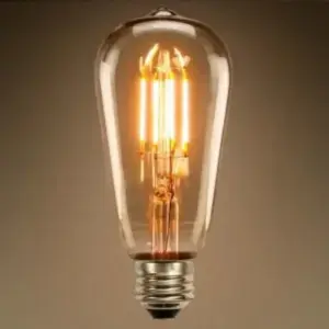 Lampada Vintage Led Pera St64 4w Bivolt 2400k Ourolux