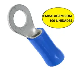 Terminal Olhal Pre-isolado Tipo-16,0-f10 Azul