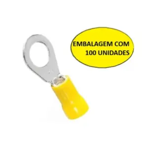 Terminal Olhal Pre-isolado Tipo-4,0-6,0-f5 Amarelo