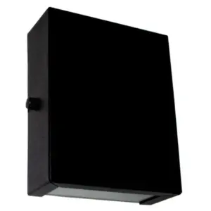 Arandela Provenca Cannes Sobrepor Preta 1xg9 Lumanti