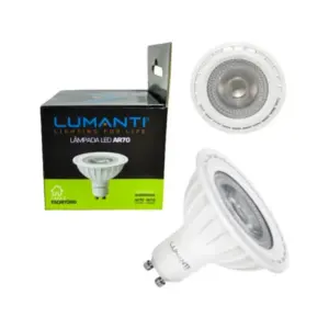 Lampada Ar70 Led Gu10 7w 4000k 36° Autovolt Lumanti