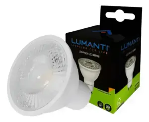 Lampada Dicroica Led Mr16 Gu10 4,8w Autovolt 3000k Lumanti