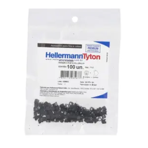 Anilha Identificacao Mhg4/9 4,0-16,0mm  0  Preto Hellermann