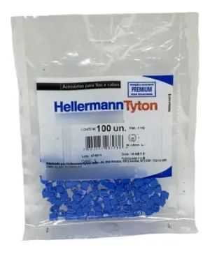 Anilha Identificacao Mhg4/9 4,0-16,0mm  6  Azul Hellermann
