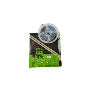 Fita Led 12v Com120 Leds Smd 3000k 12w Rolo de 5 Metros 1176 Lumens Ip20 Irc 80 Lumanti