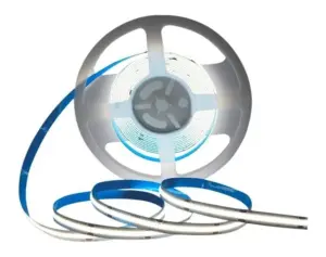 Fita Led 12v com 300 Leds Cob 6000k 12w Rolo de 5 Metros 1140 Lumens Ip20 Irc 80 Lumanti