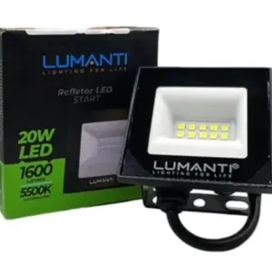 Refletor Start Led 20w 3000k Autovolt 1600 Lumens Lumanti