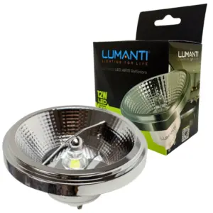 Lampada Ar111 Refletora Led Gu10 12w 6500k 24° Autovolt Lumanti