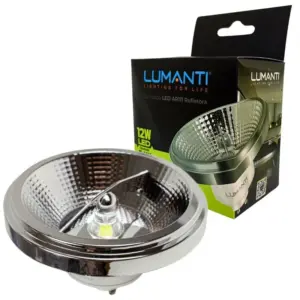 Lampada Ar111 Refletora Led Gu10 12w 6500k 24° Autovolt Lumanti