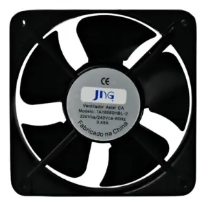 Ventilador Painel 180x180x38mm Bivolt Cod.13533 Jng