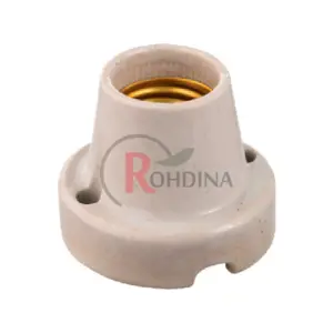 Soquete Porcelana Fixo de Teto E27 4a/250v 7881010 Rohdina