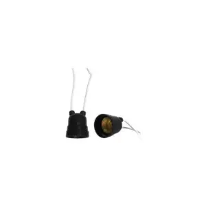 Soquete Pendente com Rabicho Plastico E27 4a/250v Preto 7881016 Rohdina