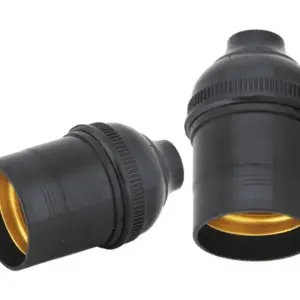 Soquete Pendente Termoplast E27 Preto 7881014 Rohdina