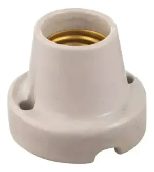 Soquete Porcelana Fixo de Teto E27 4a/250v 7881010 Rohdina