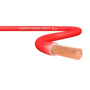 Cabo Flex 0,75mm Bwf-b Cu C5 Nbr247-3 750v Vermelho Rcm/sil