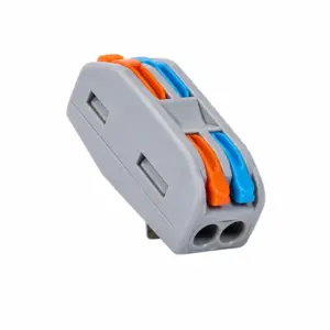 Conector Tipo Mordente e Derivacao 2 Pinos (2 Entradas/2 Saidas) 24a 1,5-2,5mm Cod.7881575 Rohdina