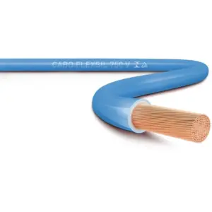 Cabo Flex 0,50mm Bwf-b Cu C5 Nbr247-3 750v Azul Rcm/sil