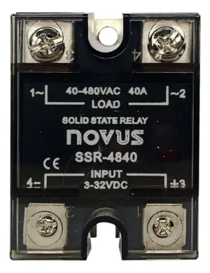 Rele de Estado Solido Ssr-4840 Input 3-32vdc 40a/480vac Novus