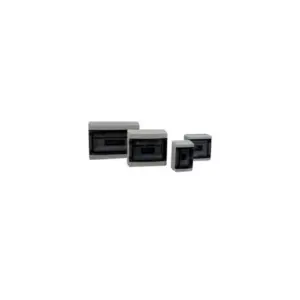 Cd Centro Distribuicao Pvc Sobrepor 8din Cinza Claro Ip65 com Tampa Fume Ha-8m Cod.15984 Jng
