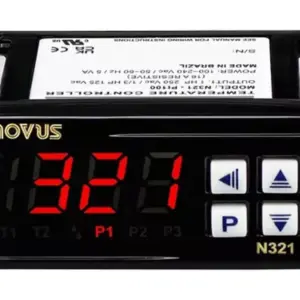 Controlador Termostato Digital Novus N321 com Sensor 3 Metros Ntc Novus