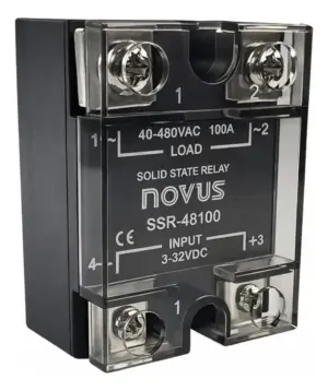 Rele de Estado Solido Ssr-48100 Input 3-32vdc 100a/480vca Novus